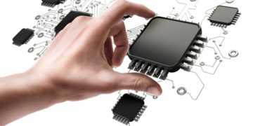 3D electronic component models on a PCB