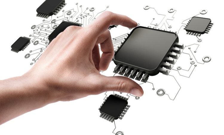 3D electronic component models on a PCB