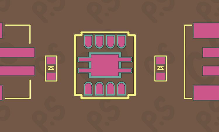 Component courtyard management with silkscreen