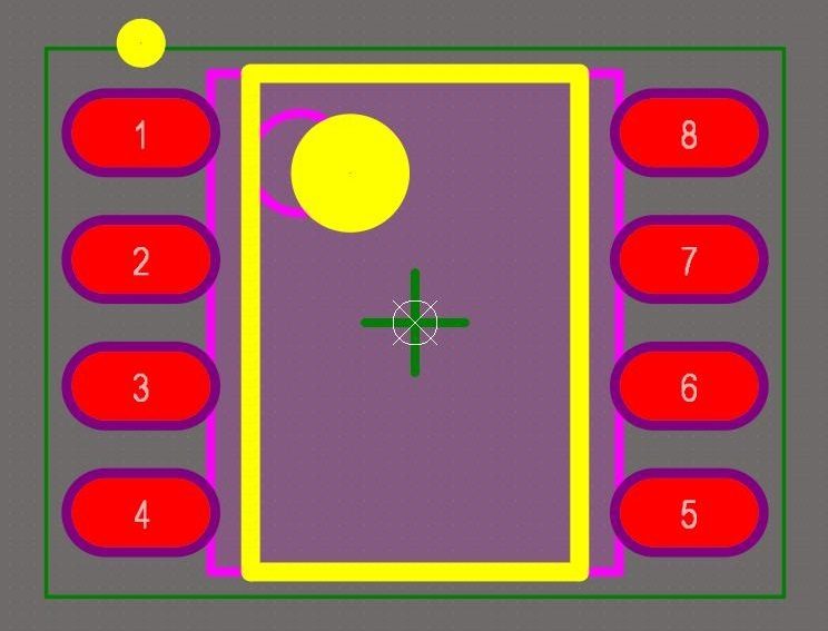 PCB footprint checklist for layer assignments in CAD models