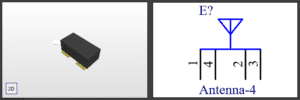 STEP model and schematic symbol for 2450AT07A0100T