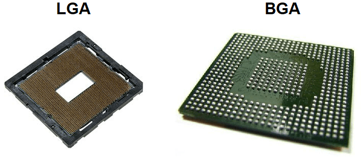 BGA vs LGA comparison