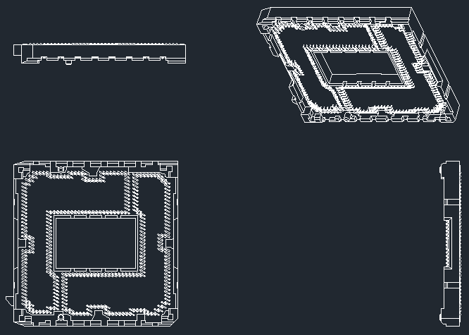 LGA package footprints
