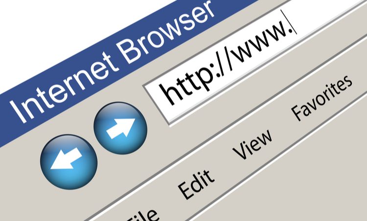 Internet browser e parts finder