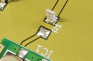 SMD resistor tombstoning