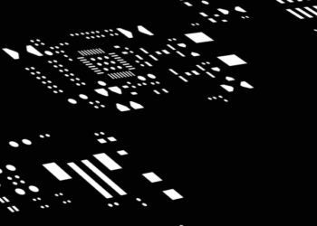 Stencil from a component footprint library