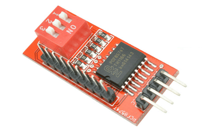 Arduino I2C-to-GPIO bus expander and PCF8574