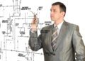 A designer building a circuit