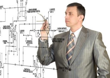 A designer building a circuit