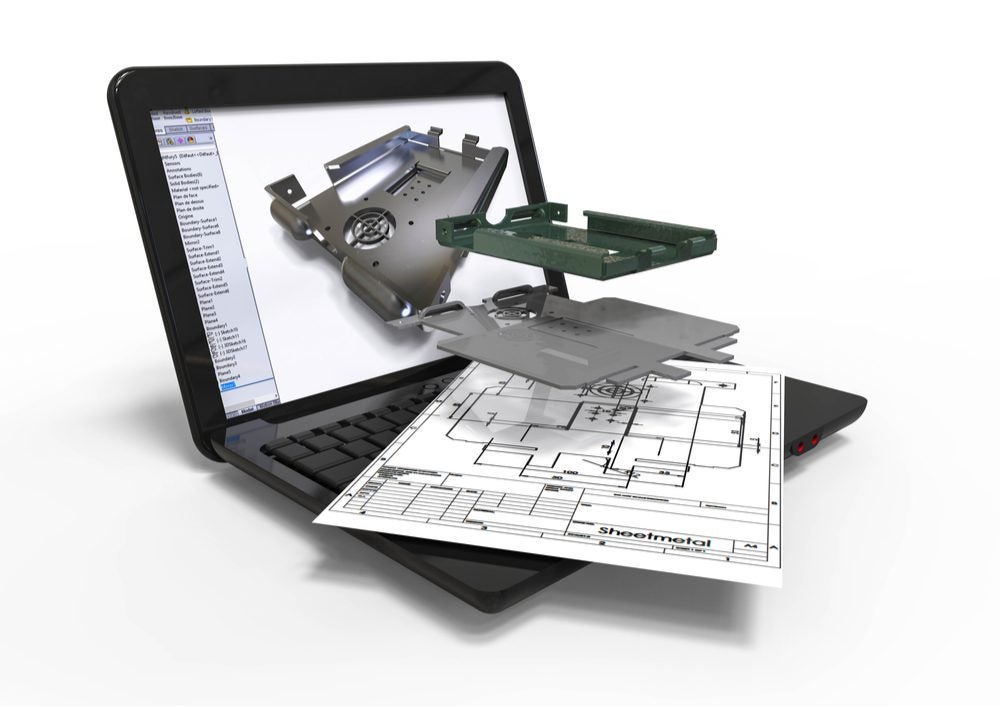 Translating a CAD design into a functional part.
