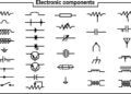 Chart of schematic symbols