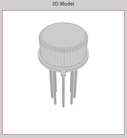 TI LM1558H883 3D model