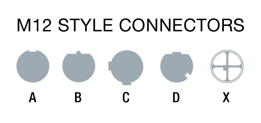 M12 connector pinout keys