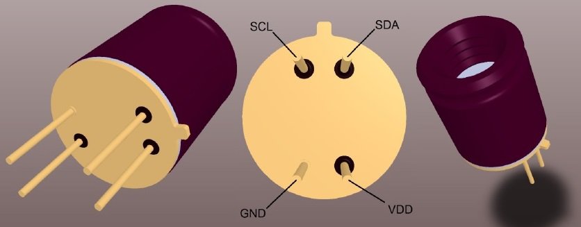  MLX90640ESF-BAB-000-TU pin descriptions