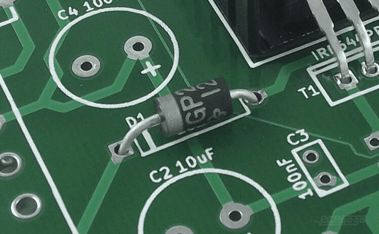  Example of polarity indicator on PCBA