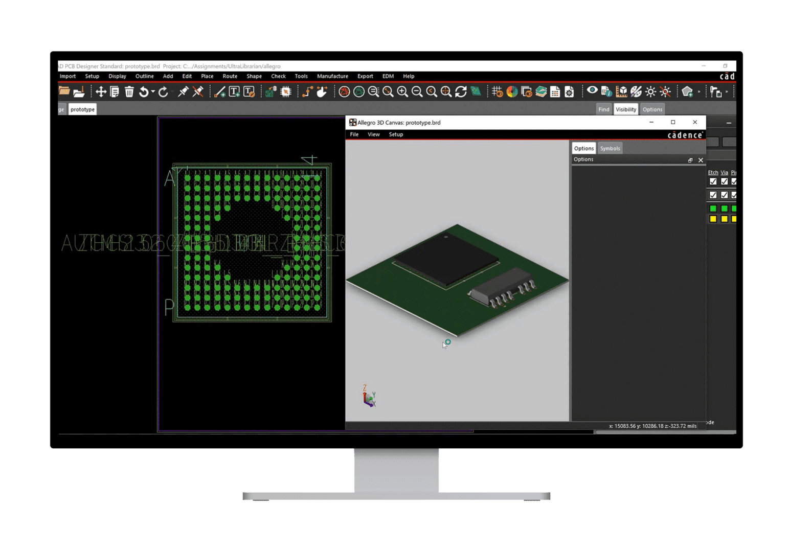 Viewing UL component within OrCAD and Allegro