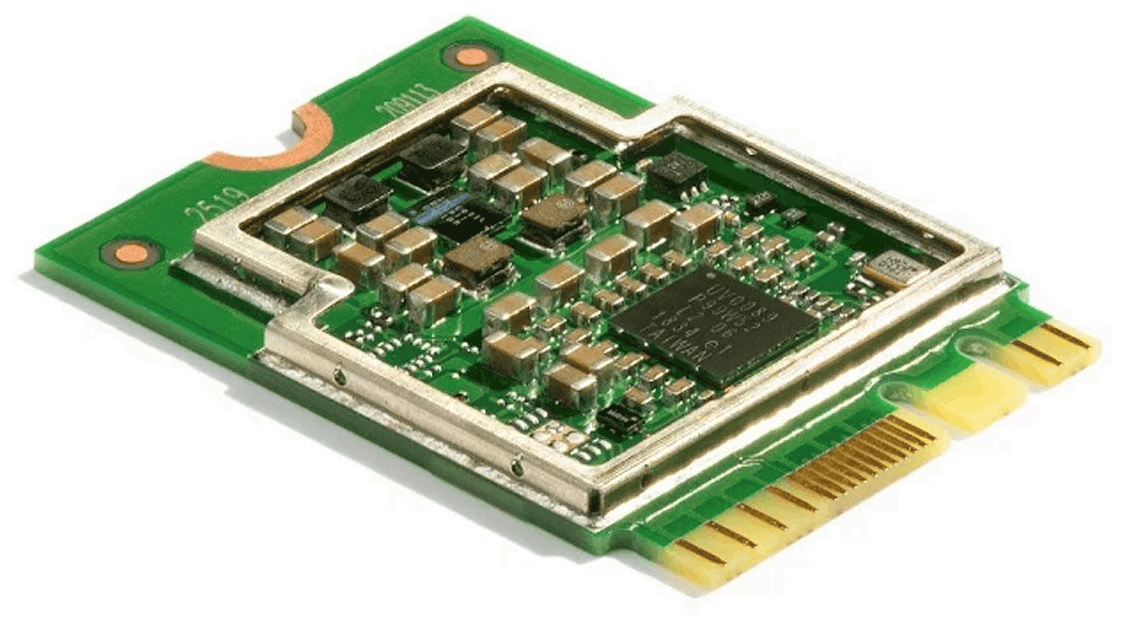 Mini PCIe variant of a Google Coral accelerator module