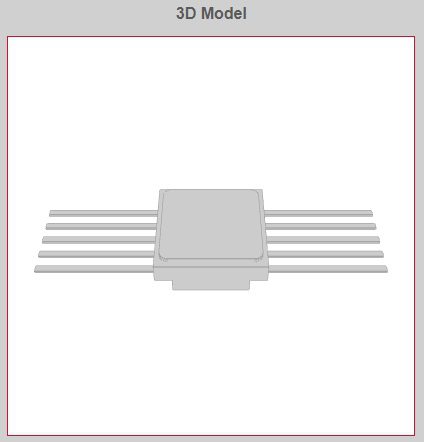 3D model of the TMP461-SP