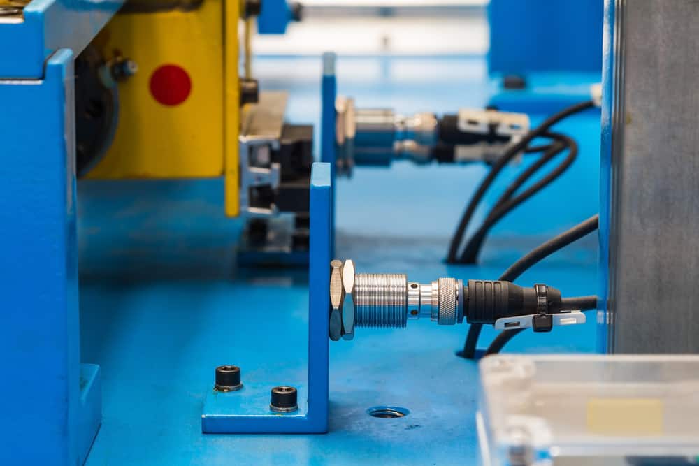 Inductive sensor on industrial machine