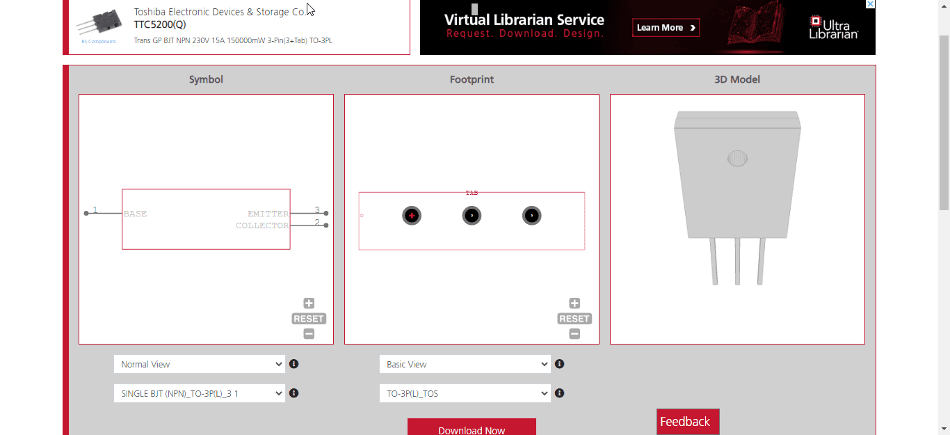 CAD images for the TTC5200