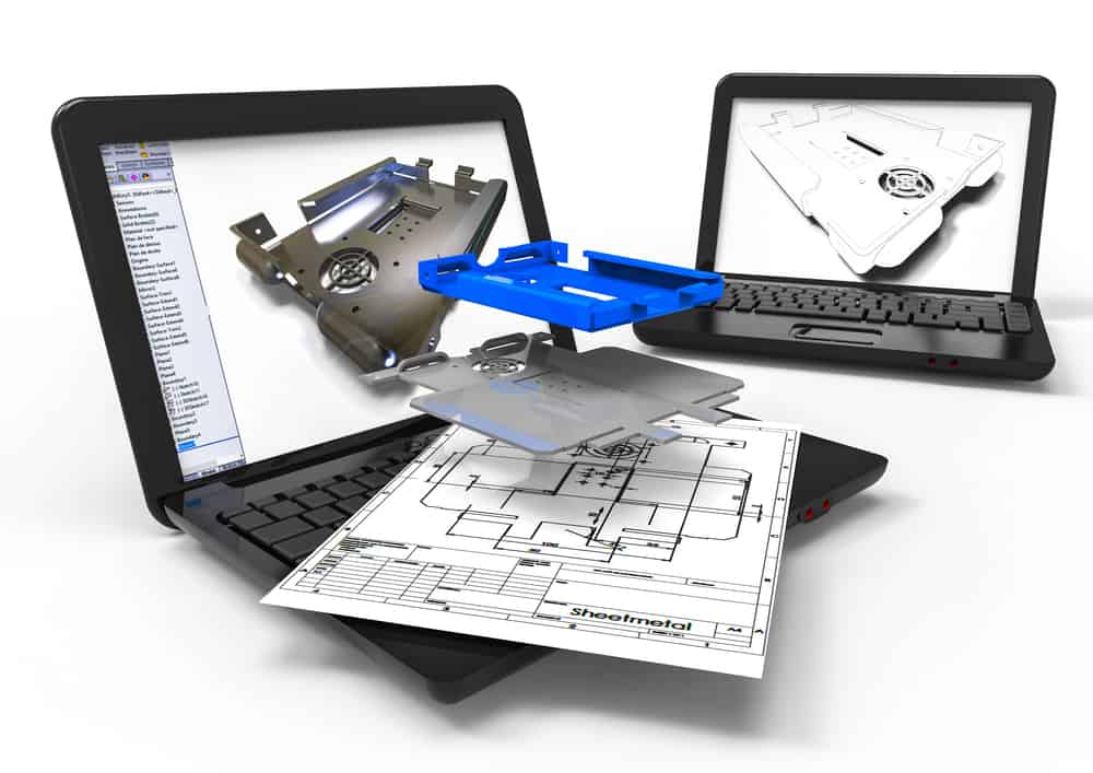 Mechanical design to electrical layout and automation in the design of an electronics enclosure