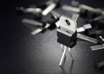 A close view of MOSFET