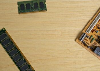 collection of discrete component and Integrated circuit chip boards