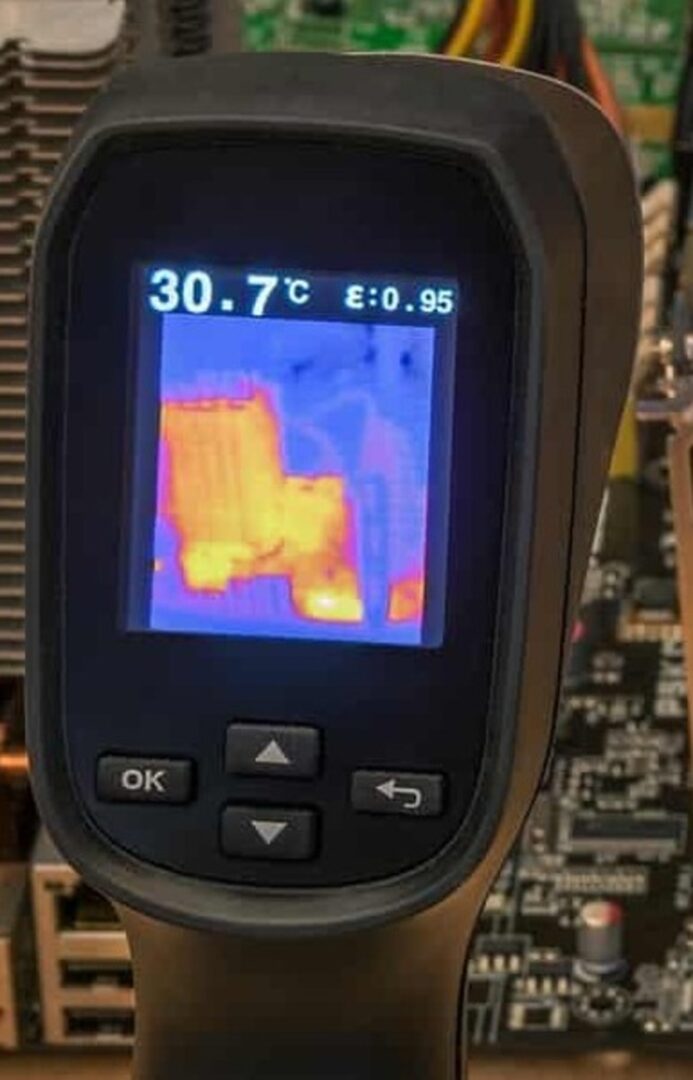 Thermal management of electronic device analysis
