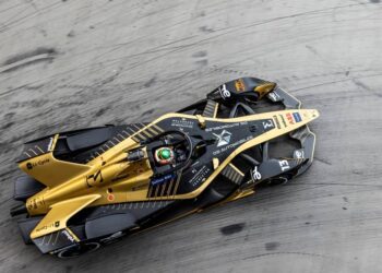 Formula E car designs are based on efficient power consumption models