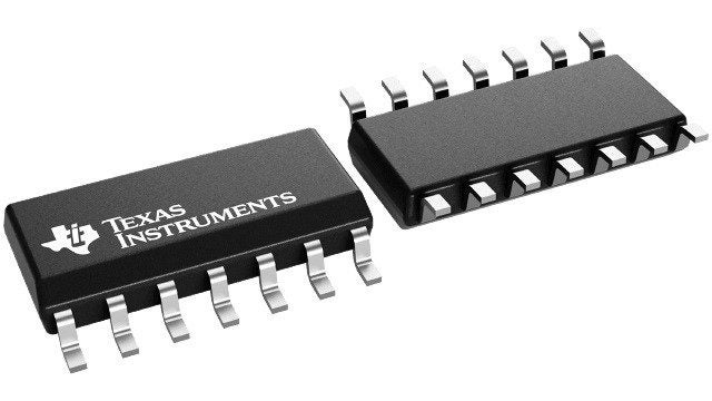 TI’s LM224 quad op-amp IC