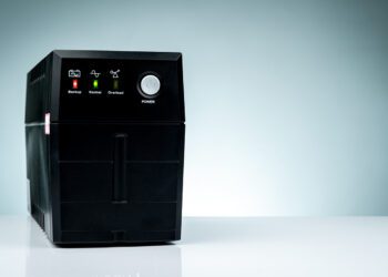 Uninterruptible power supply unit used to ensure critical equipment remains operational.