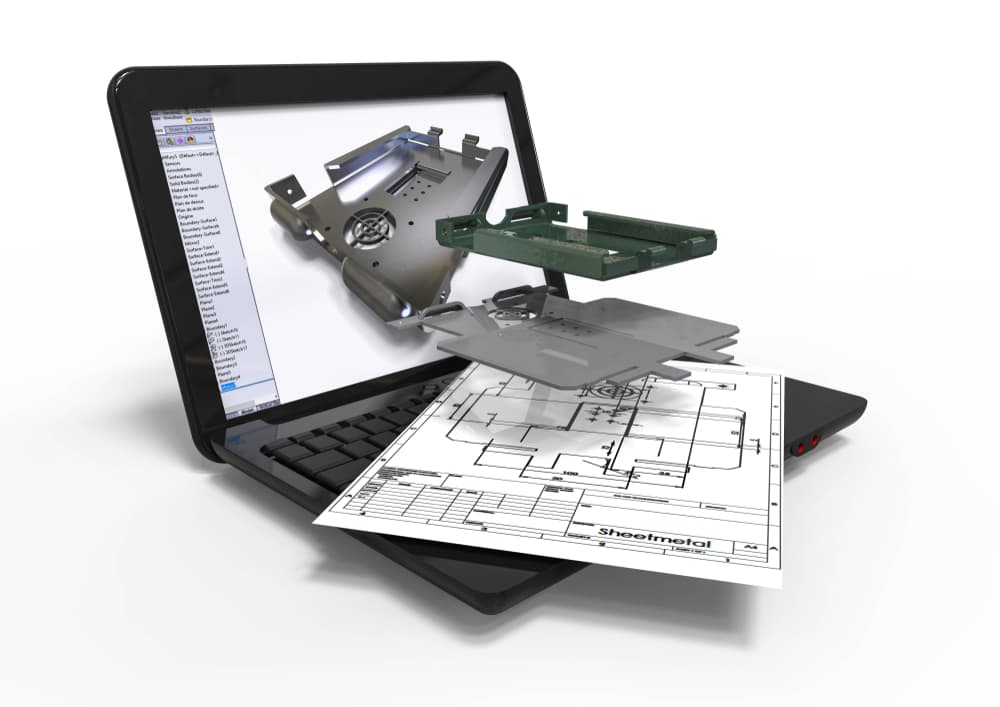 Translating a CAD design into a functional part.)