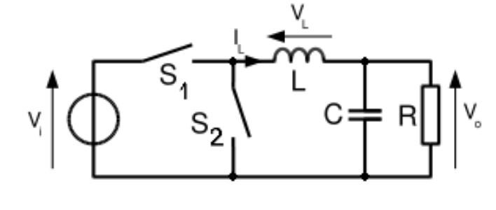 Basic synchronous buck converter circuit