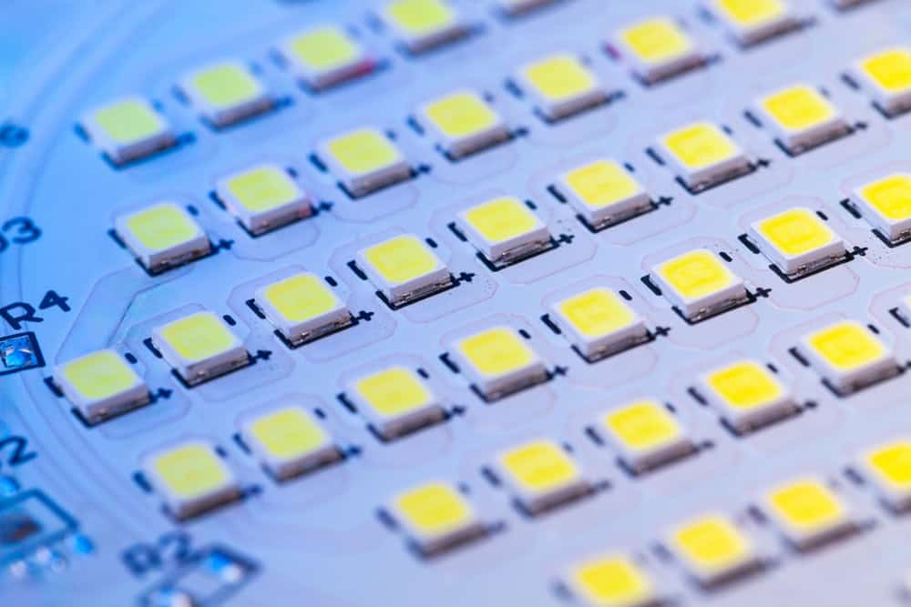 PCB with SMD LED modules