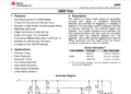 First page of Texas Instruments datasheet for LM55 timer