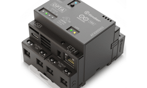 Arduino Opta TH35 module mounts easily for industrial applications)