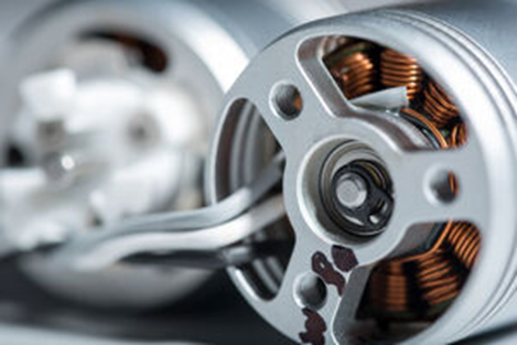 Windings of BLDC motor.