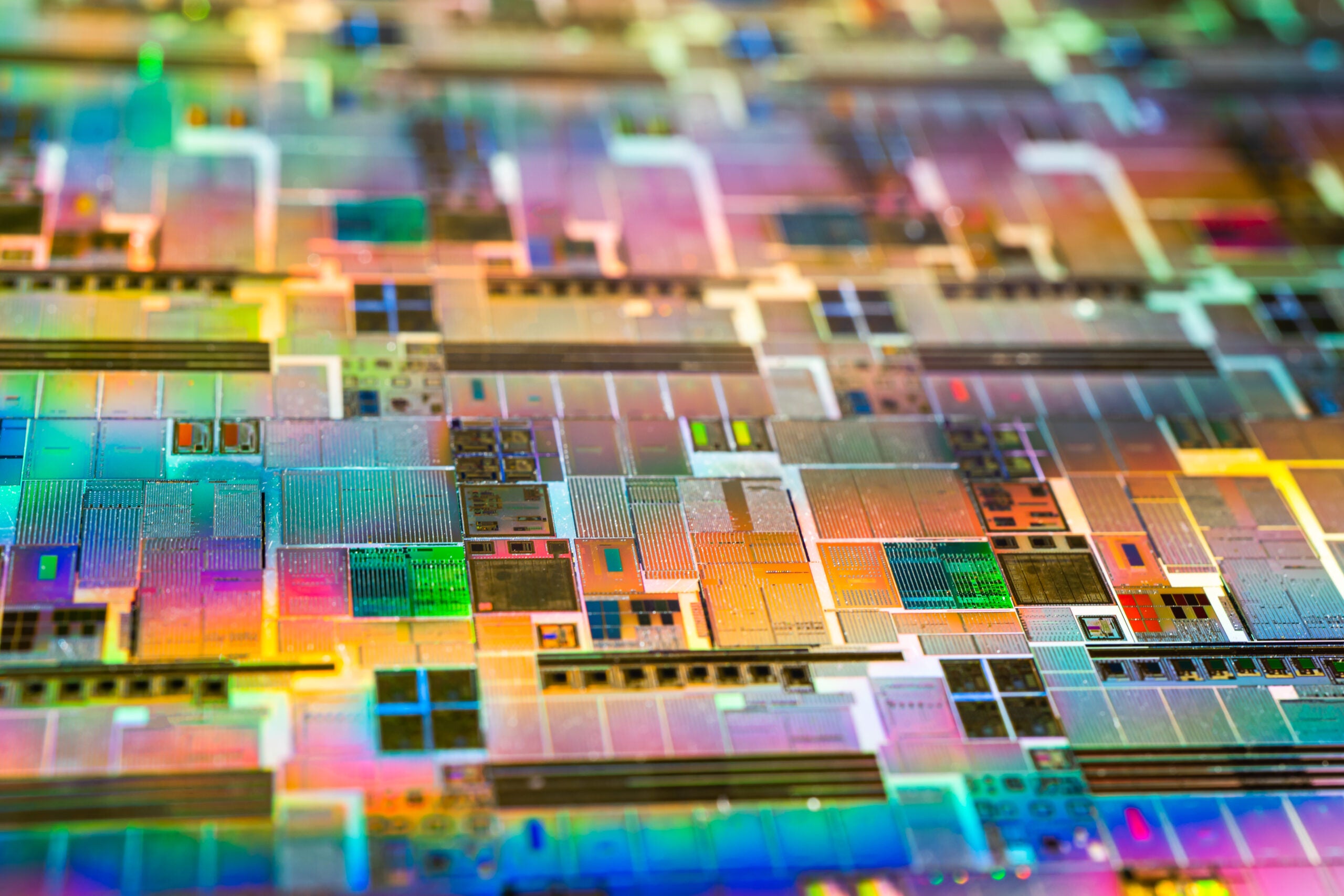 Various types of silicon wafers used by the top IC manufacturers.