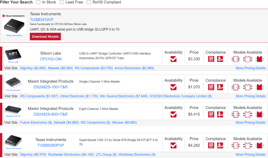 Some results for an “interface bridge” query