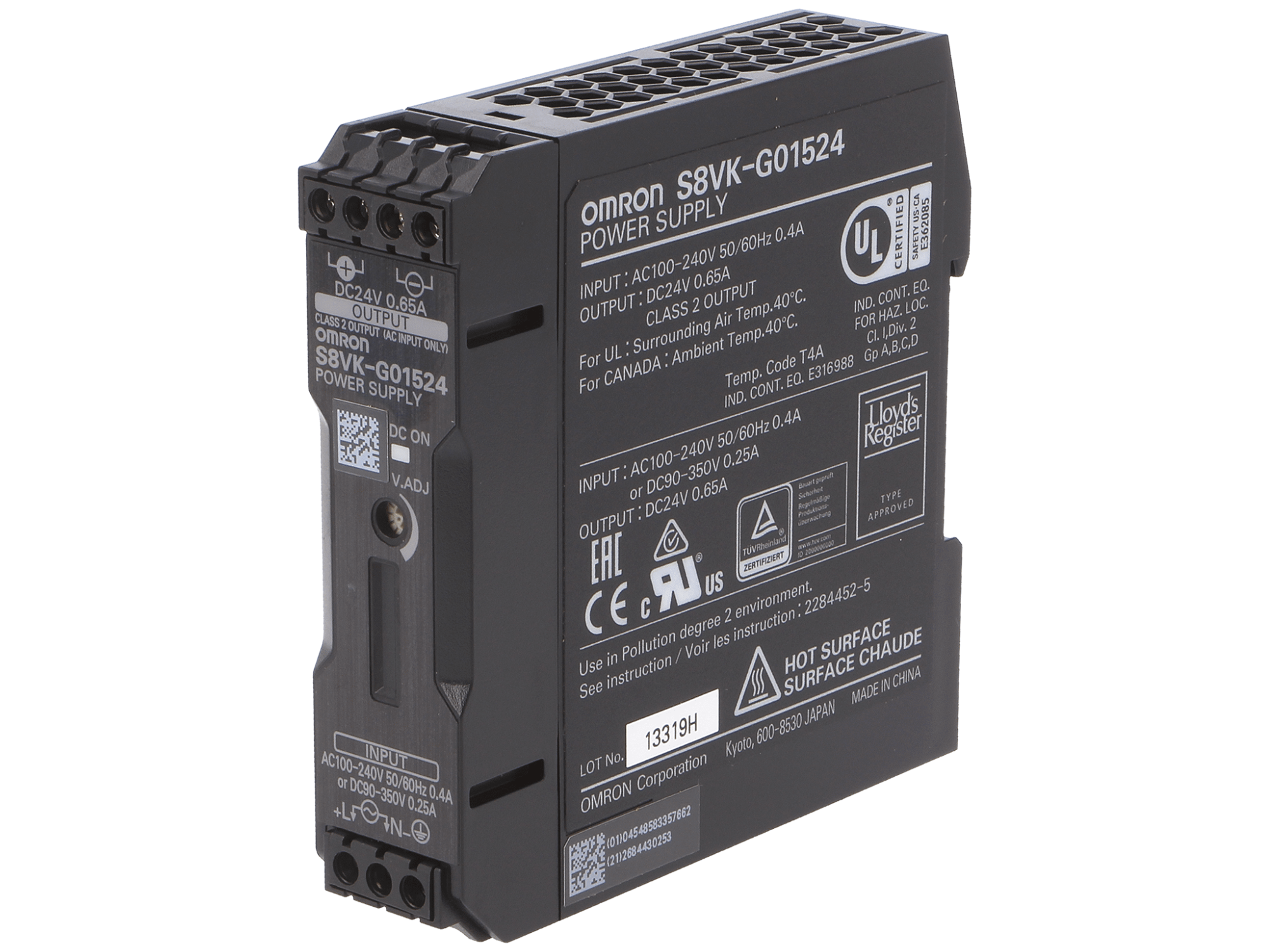 Omron S8VK-G power supply