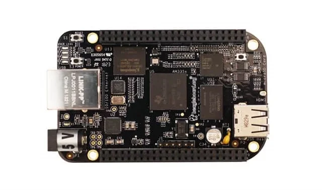 BeagleBone Black board from the reference design found on UltraLibrarian