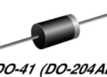 Vishay’s 1N4007 diode rectifier in a DO-41 (DO-204AL) package