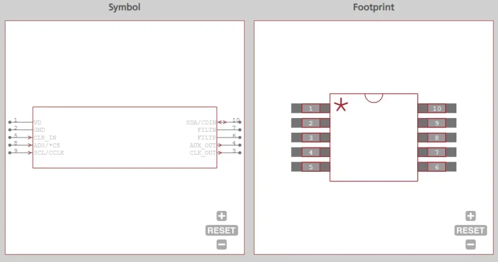 Cirrus Logic CS2500 clock circuit features jitter reduction